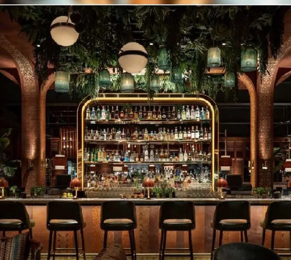 The bar