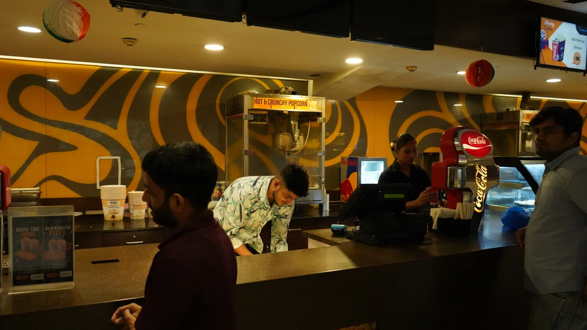 Concession counter at MSX Cinemas, Greater Noida