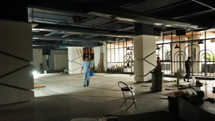 Ground-floor unit ready for fit-out at MSX Mall, Greater Noida