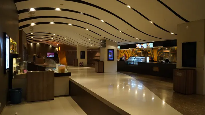 MSX Cinemas lobby and foyer at MSX Mall, Greater Noida