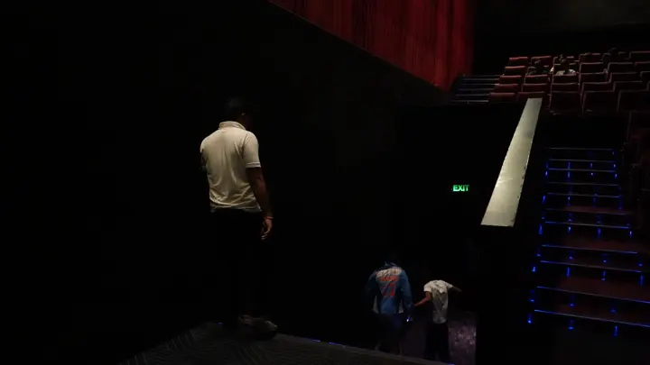 Audience inside an MSX Cinemas screen at MSX Mall, Greater Noida