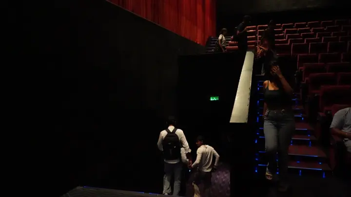 Audience inside an MSX Cinemas screen at MSX Mall, Greater Noida