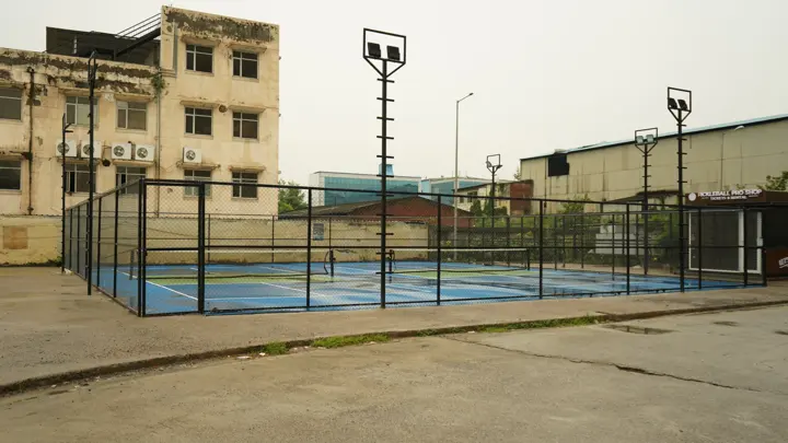Outdoor pickleball court at MSX Mall, Greater Noida