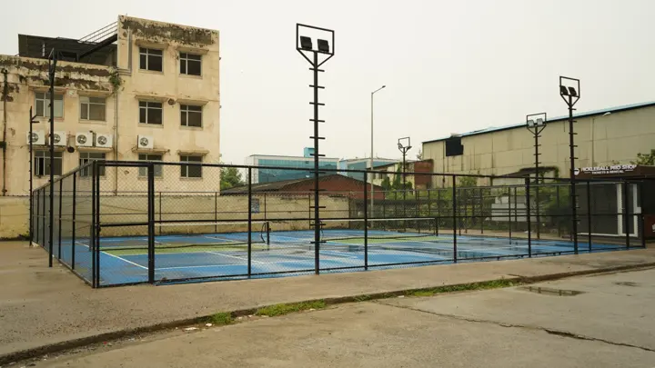 Outdoor pickleball court at MSX Mall, Greater Noida