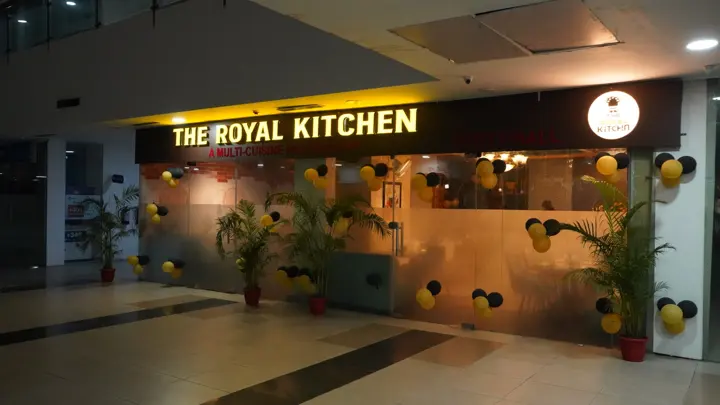 The Royal Kitchen restaurant interior at MSX Mall, Greater Noida