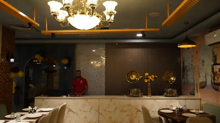 The Royal Kitchen restaurant interior at MSX Mall, Greater Noida